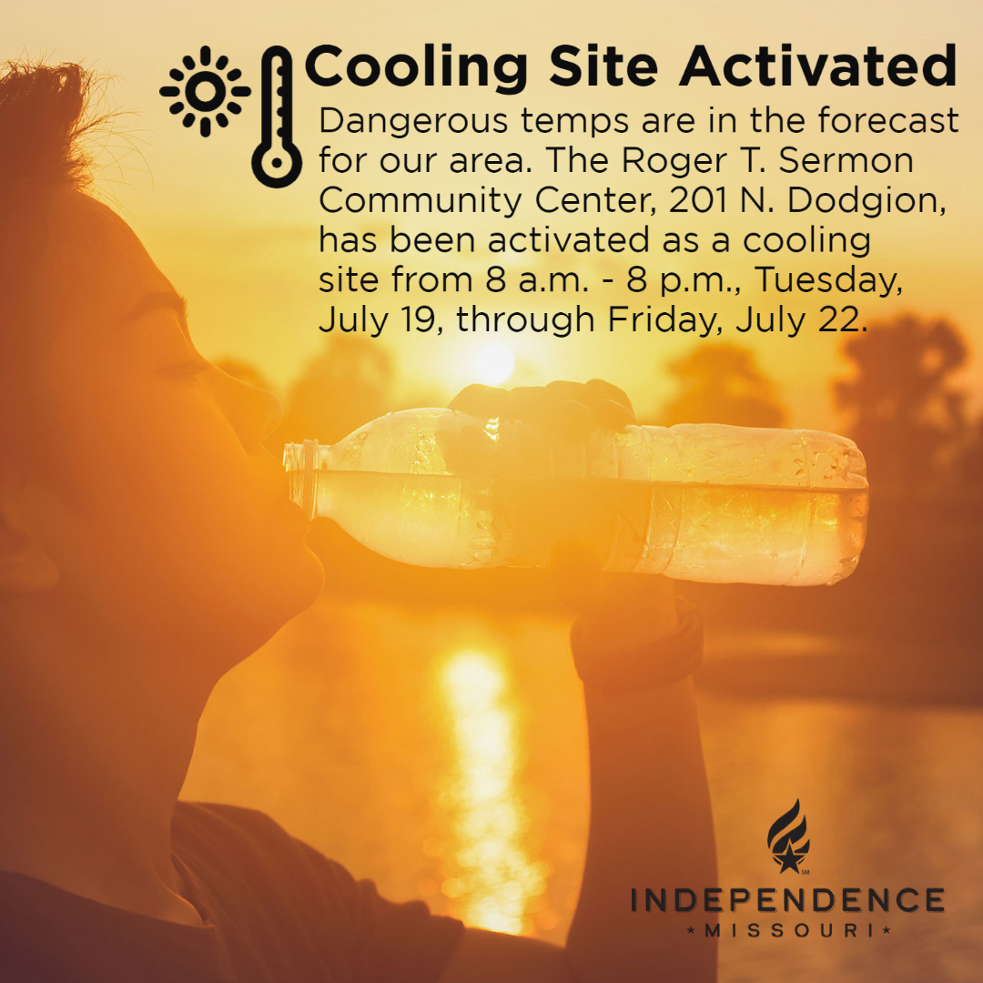 Cooling Site Activated: Dangerous temps are in the forecast in our area. The Roger T. Sermon Community Center, 201 N. Dodgion, has been activated as a cooling site from 8 a.m. -8 p.m. Tuesday, July 19, through Friday, July 22. 